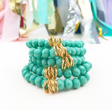 Load image into Gallery viewer, Twisted Bracelet- Mint
