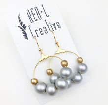 Load image into Gallery viewer, REBL Bauble Earrings - Silver Mini
